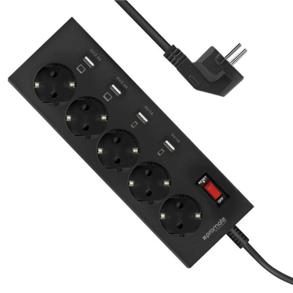 POWERSTRIP 4EU Black