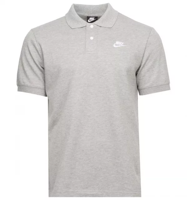 polo nike nsw match gris homme cj4456 063