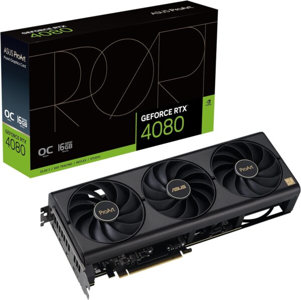Carte Graphique ASUS PROart GeForce RTX 4080 16GO OC EDITION GDDR6X